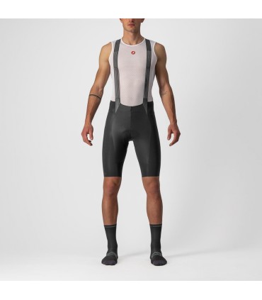 CULOTTE CORTO C/TIRANTES CASTELLI FREE AERO RC NEGRO