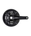 Juego de bielas Shimano FC-MT210-3 9v. 175,0 mm 44-32-22D Negro