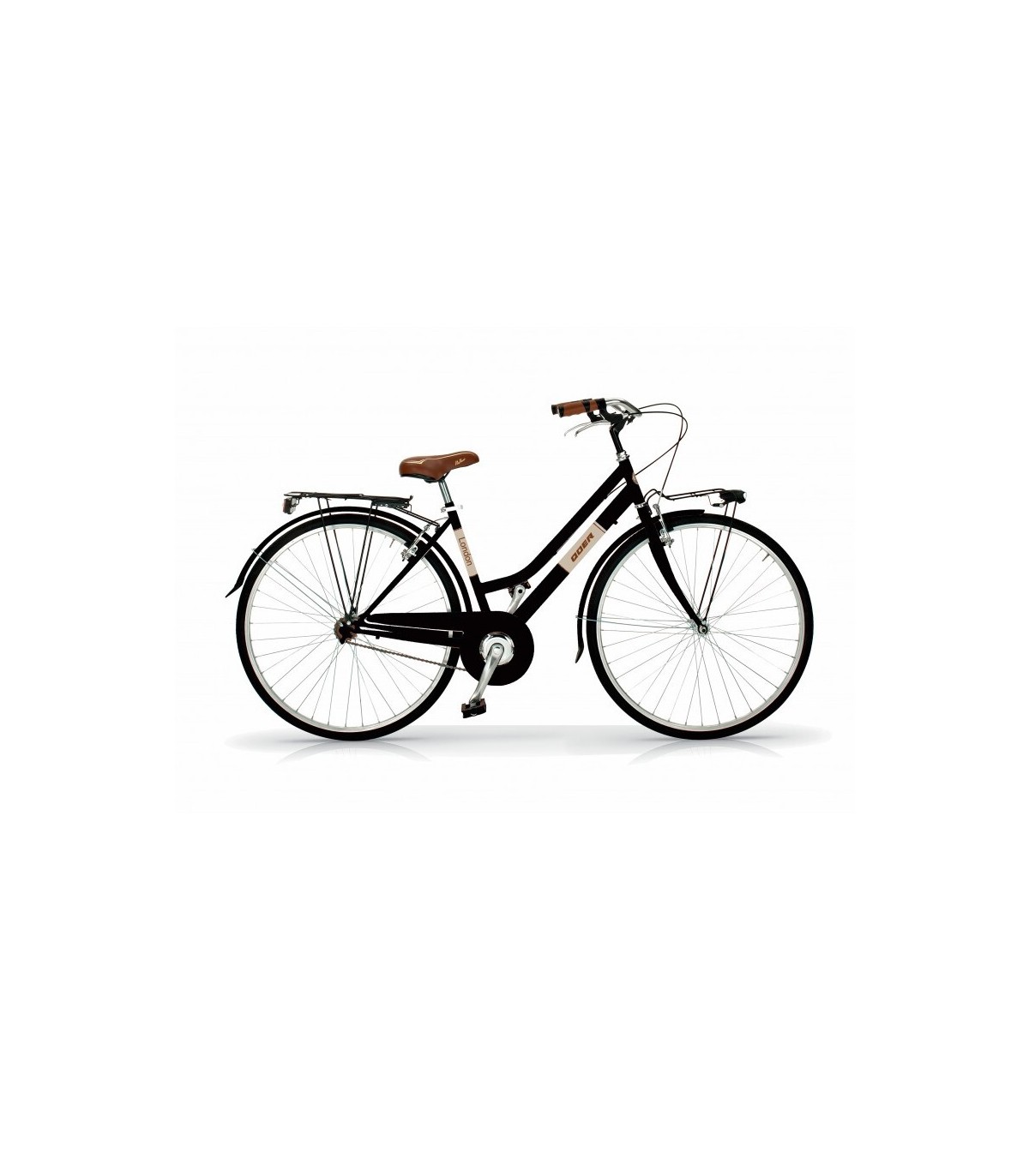 V BIKE Portabultos trasero bicicleta. Especial alforjas. Aluminio negro